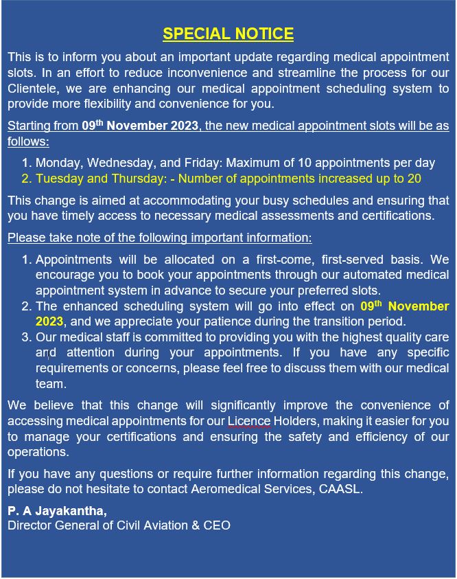 AMS Special Notice
